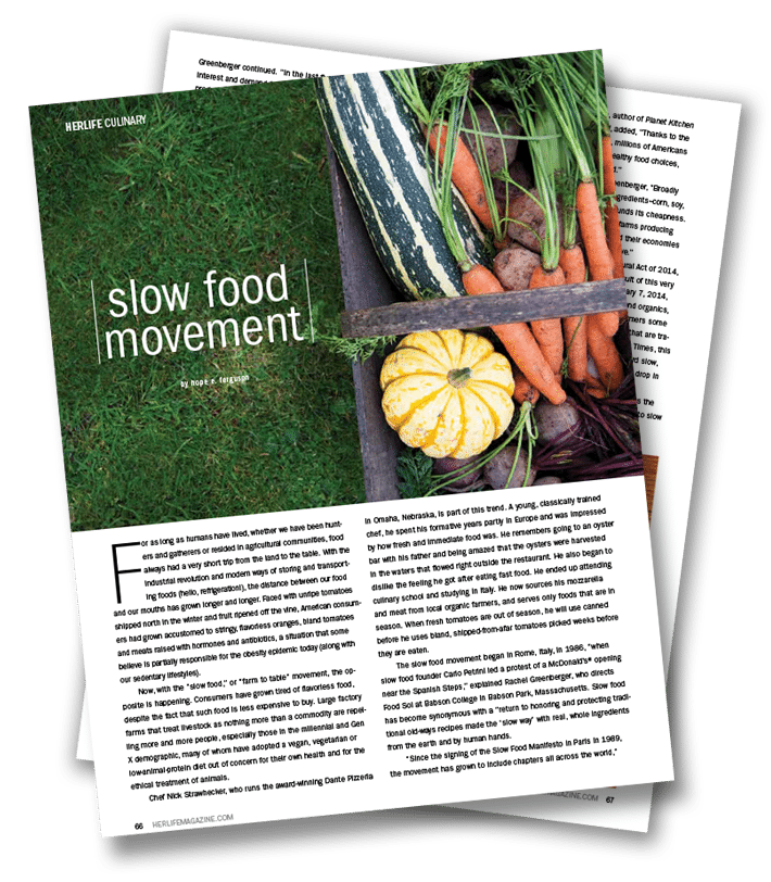 Herlife Magazine: Slow Food Movement