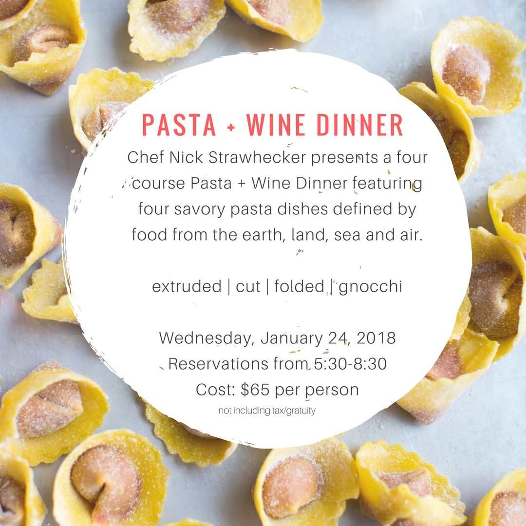 Pasta + Wine Dinner at Dante West Omaha