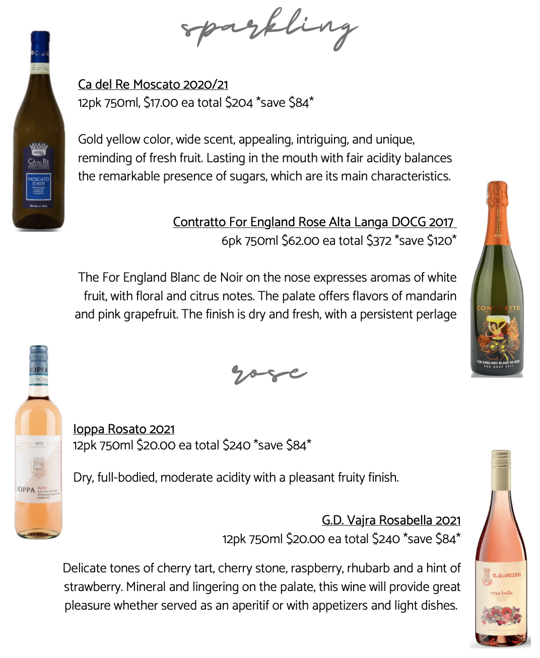 Spring Wine Sale