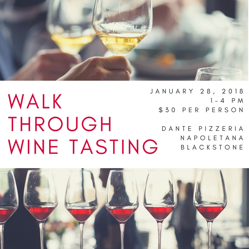 Wine Walk-Through at Dante Pizzeria Napoletana Blackstone